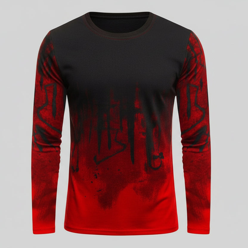 Men’s Printed T-Shirt – Casual Graphic Short Sleeve Cotton Tee
