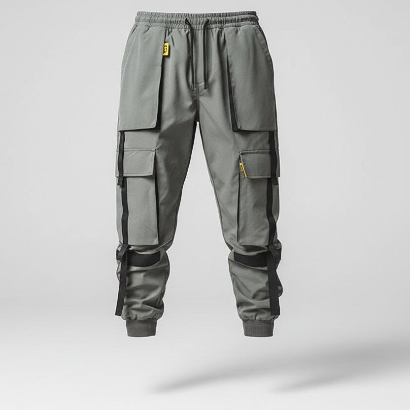 Men’s Japanese Workwear Trousers – Loose Fit Cotton Cargo Pants