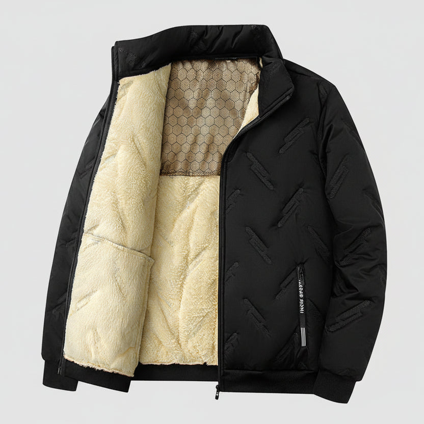 Men’s Graphene Cotton Coat – Winter Warm Thick Fleece Casual Jacket