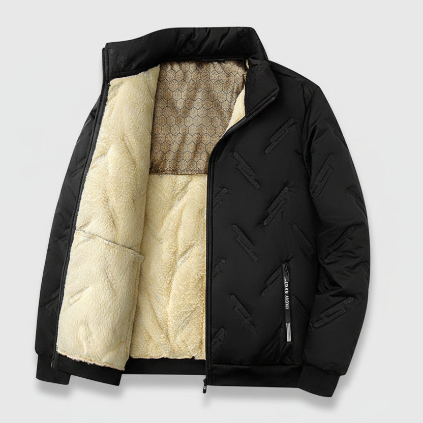 Men’s Graphene Cotton Coat – Winter Warm Thick Fleece Casual Jacket