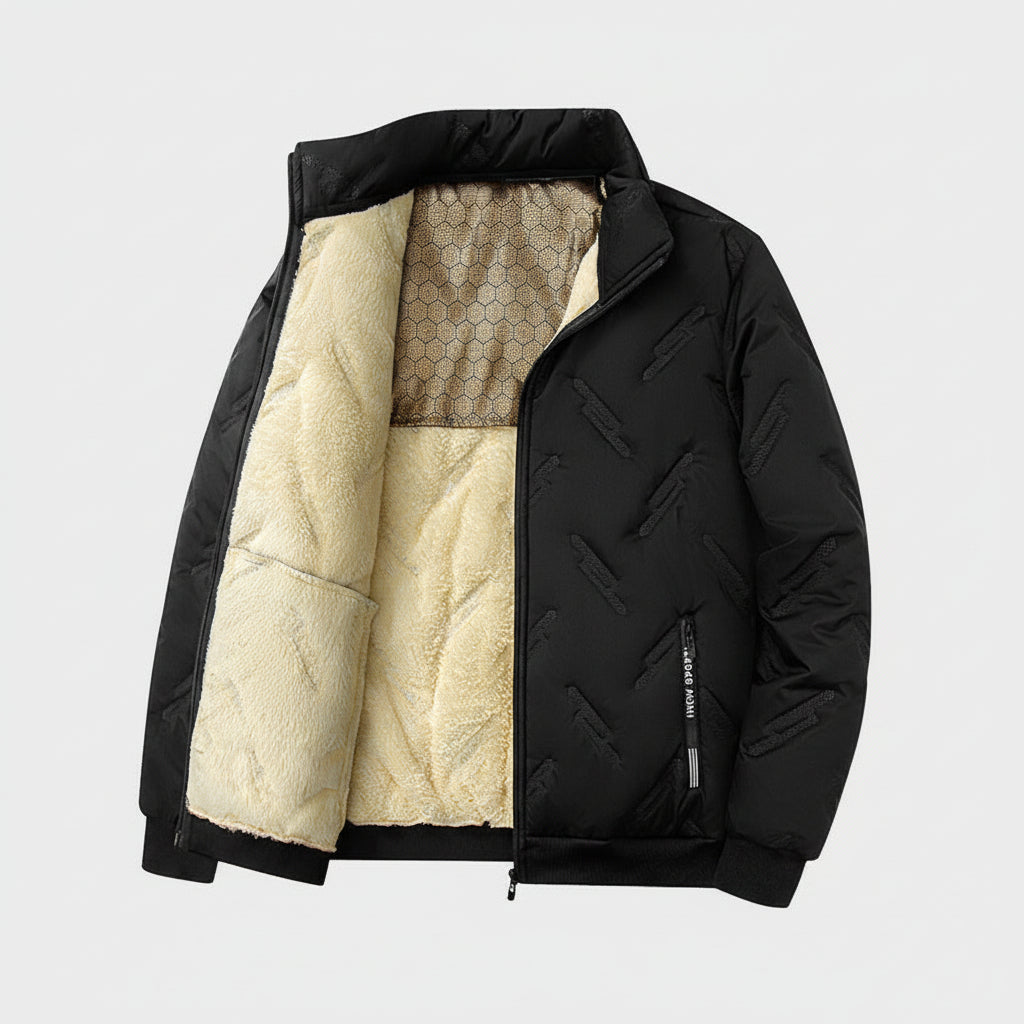 Men’s Graphene Cotton Coat – Winter Warm Thick Fleece Casual Jacket