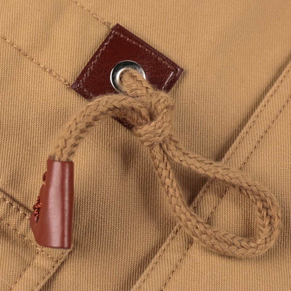 Men’s Winter Zip-Up Coat – Warm Thick Hooded Cargo Jacket with Multi-Pockets