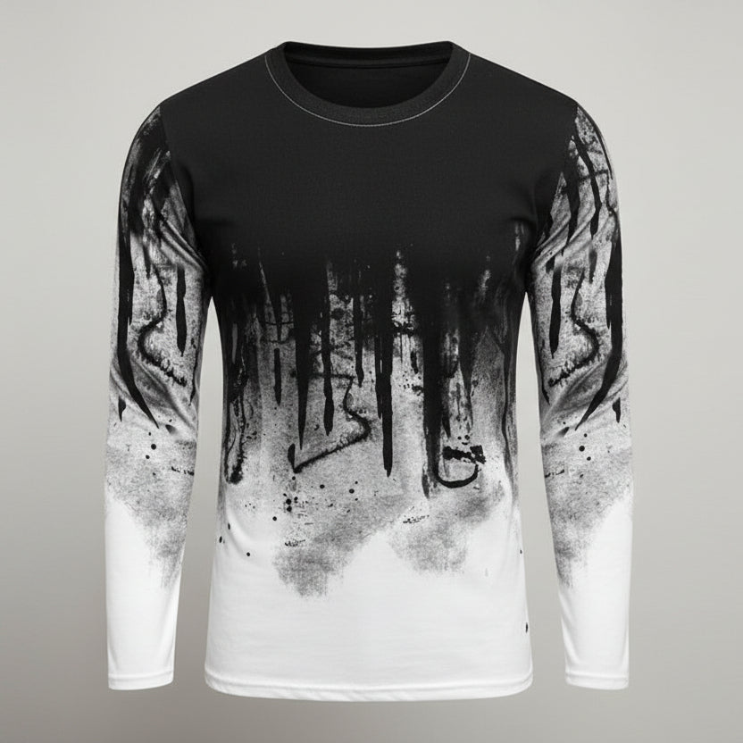Men’s Printed T-Shirt – Casual Graphic Short Sleeve Cotton Tee