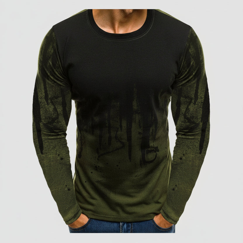 Men’s Printed T-Shirt – Casual Graphic Short Sleeve Cotton Tee